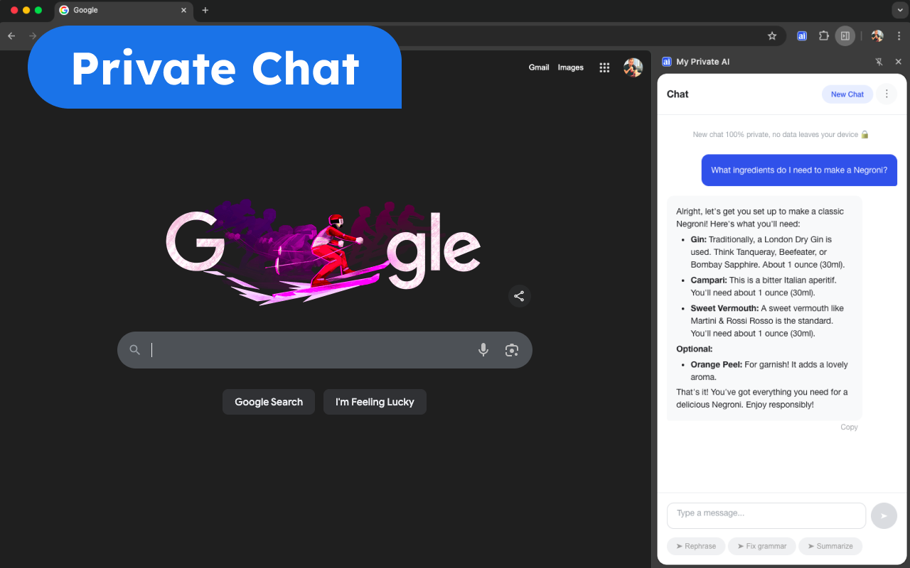 My Private AI - Screenshot 3 showing product features and functionality