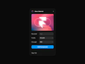 Glass Material for Framer! gallery image