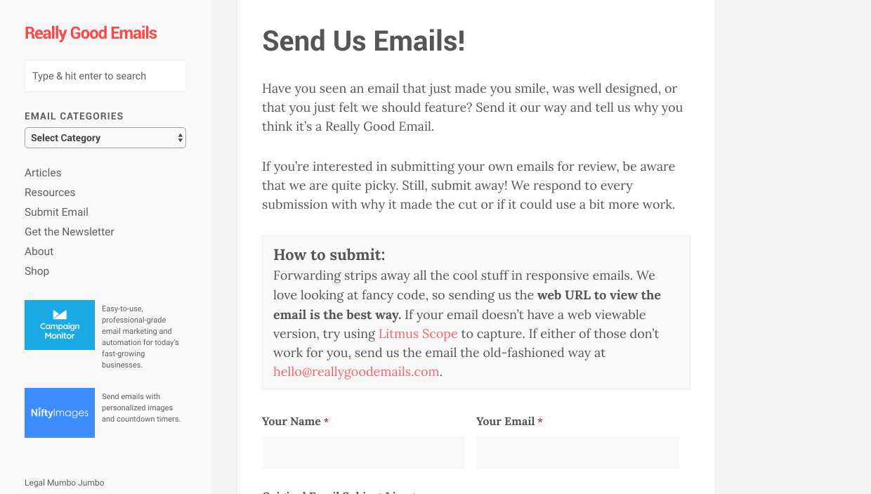 Really Good Emails - A Large Collection Of Good Product Email Design ...