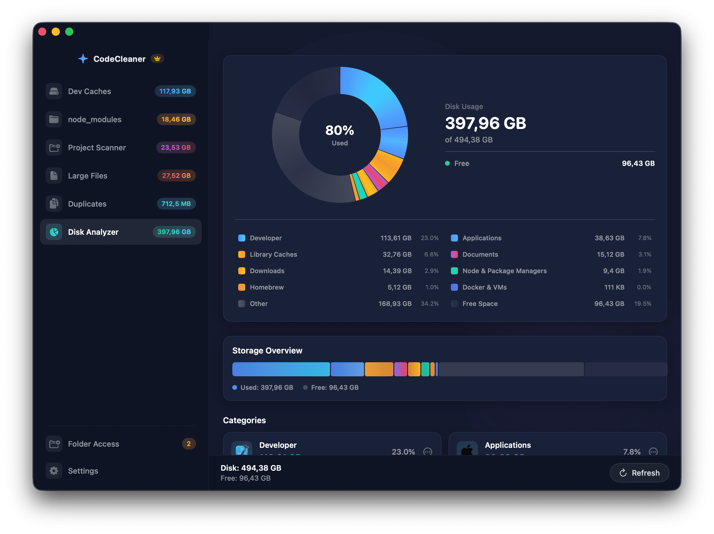 CodeCleaner – Cleanup for Developer Macs gallery image