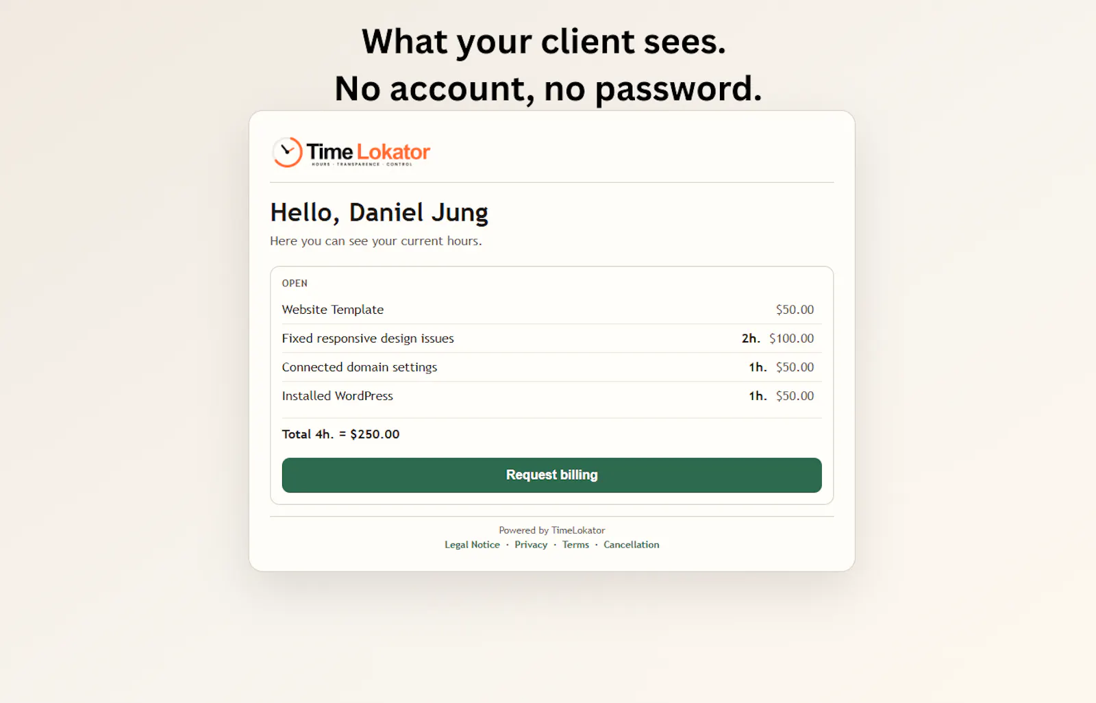 TimeLokator screenshot 2