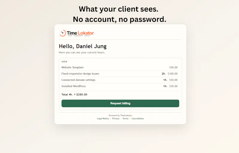 TimeLokator screenshot 2