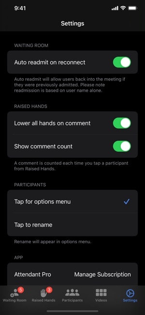 Attendant for Zoom gallery image