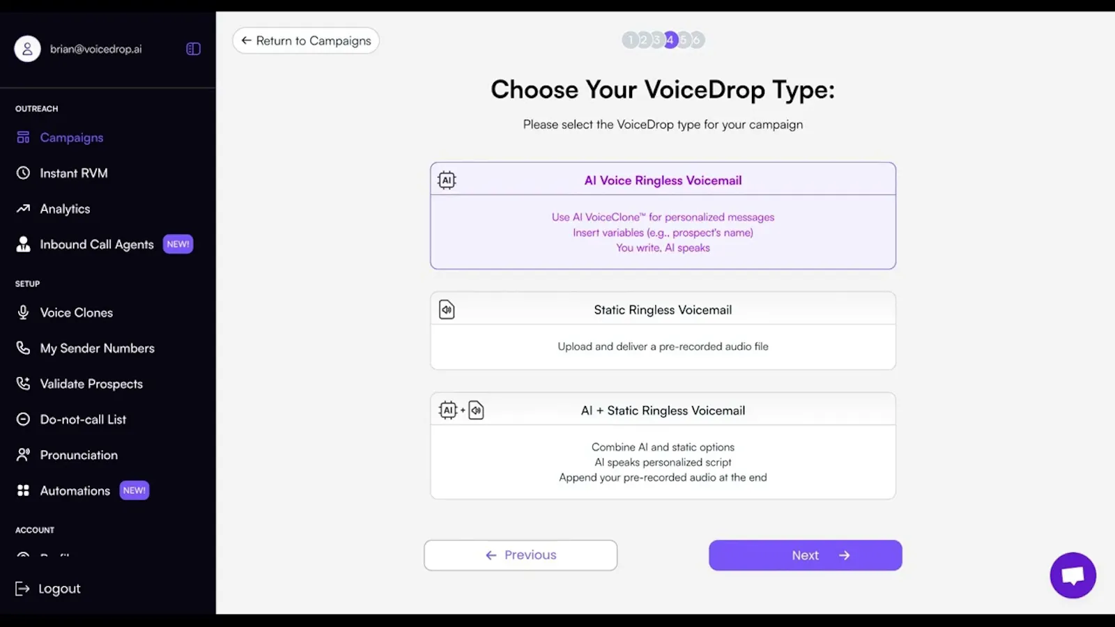 VoiceDrop screenshot 1 (video preview)
