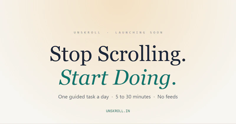 Unskroll  screenshot 1