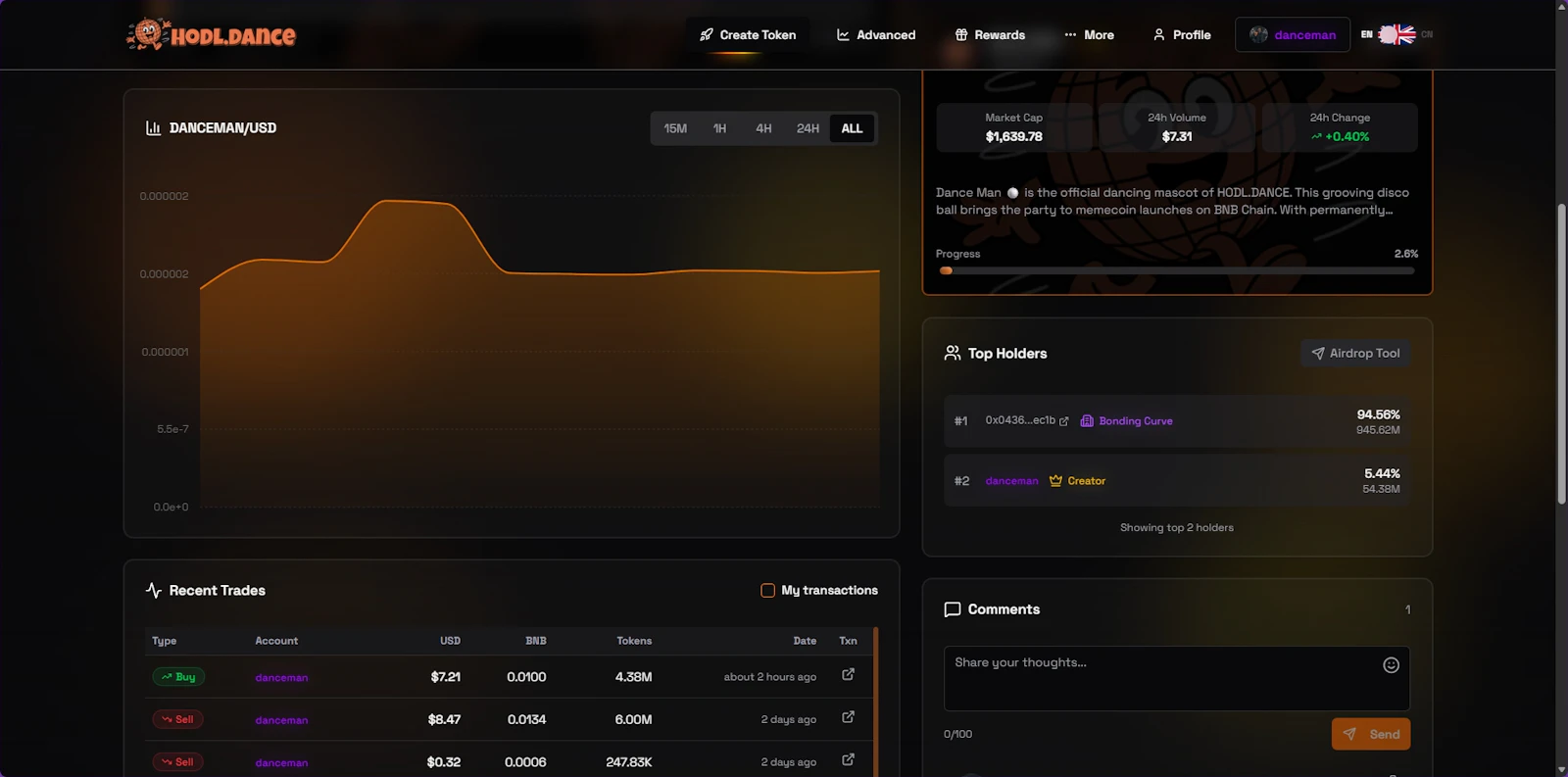 HODL.DANCE screenshot 5
