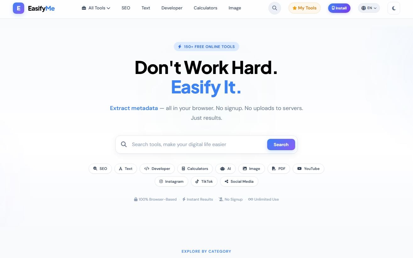 EasifyMe – Free All-in-One Online Tools gallery image