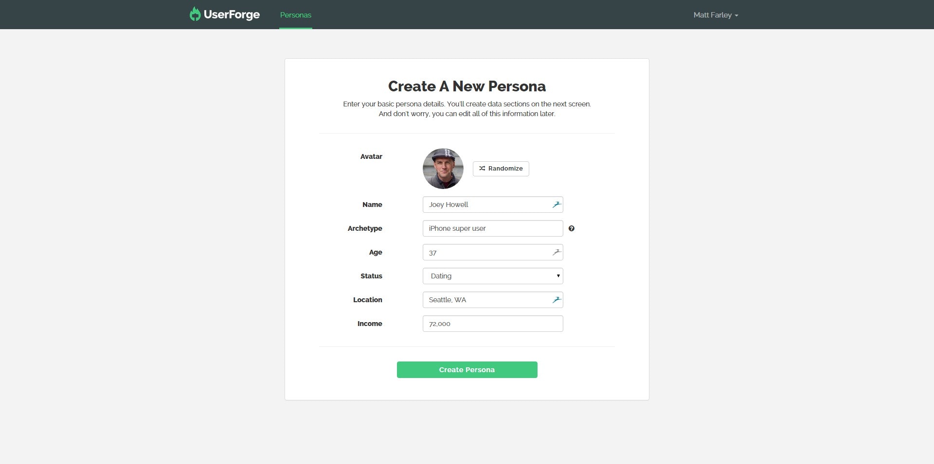 UserForge (pre-launch) gallery image