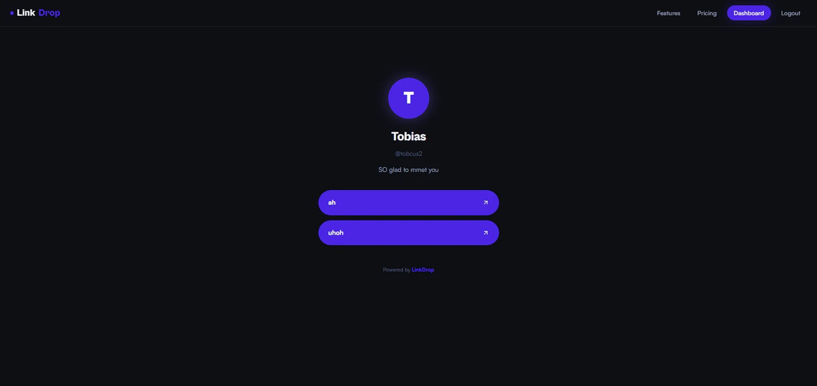 LinkDrop — Your links. One place. screenshot 4