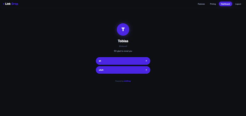 LinkDrop — Your links. One place. screenshot 4
