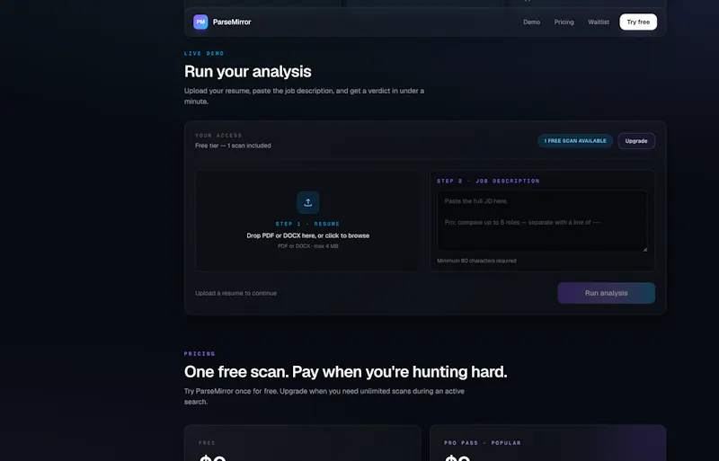 ParseMirror screenshot 2