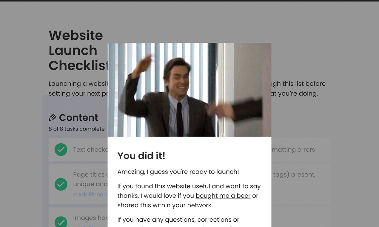 Website Launch Checklist gallery image