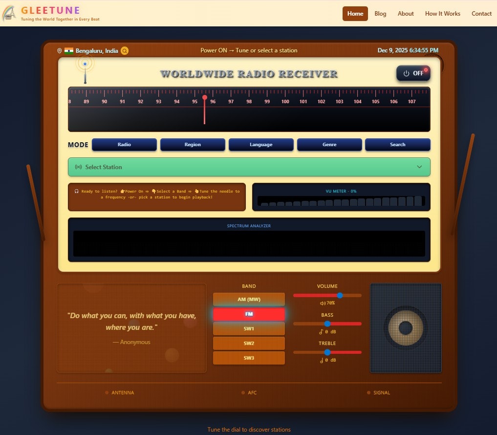 Gleetune - Screenshot 4 showing product features and functionality