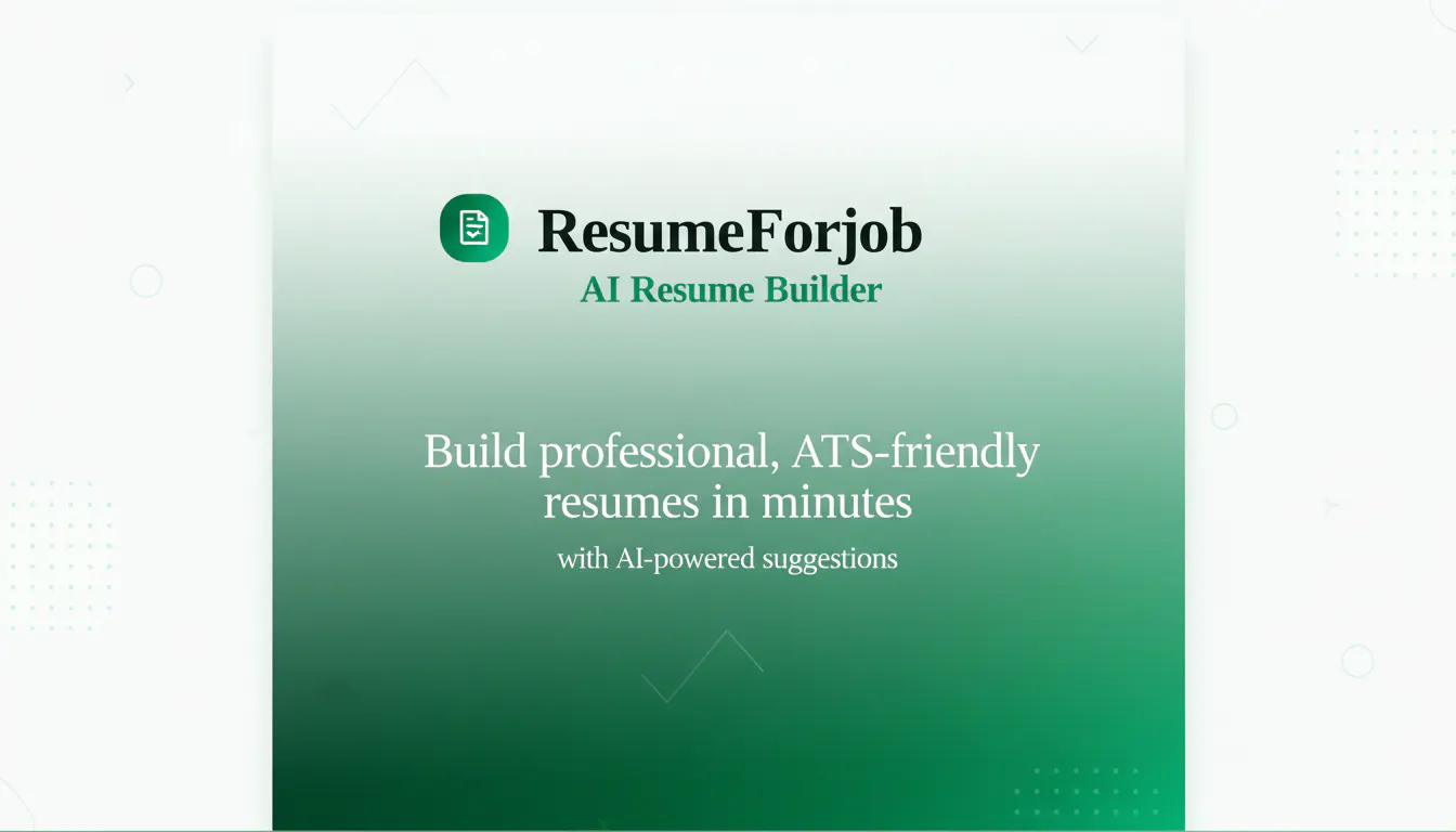 Airesumeforjob gallery image