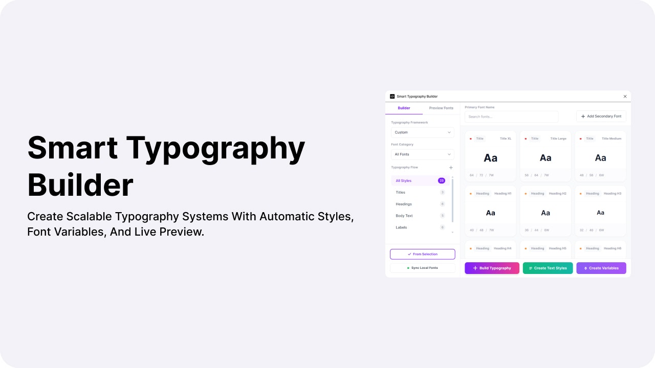 Smart Typography Builder gallery image