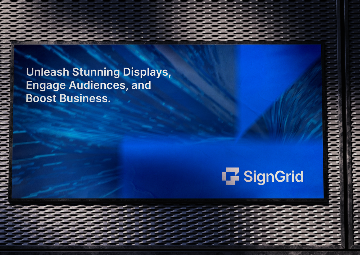 Signgrid 디지털 간판 - 모든 화면을 강력한 비즈니스 스토리 텔러로 변환하십시오 미디어 3