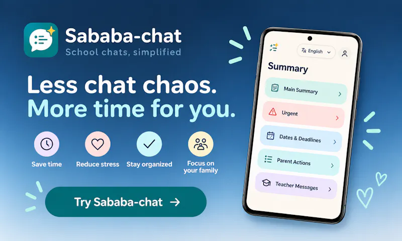 Sababa-chat: AI school chat summaries screenshot 4