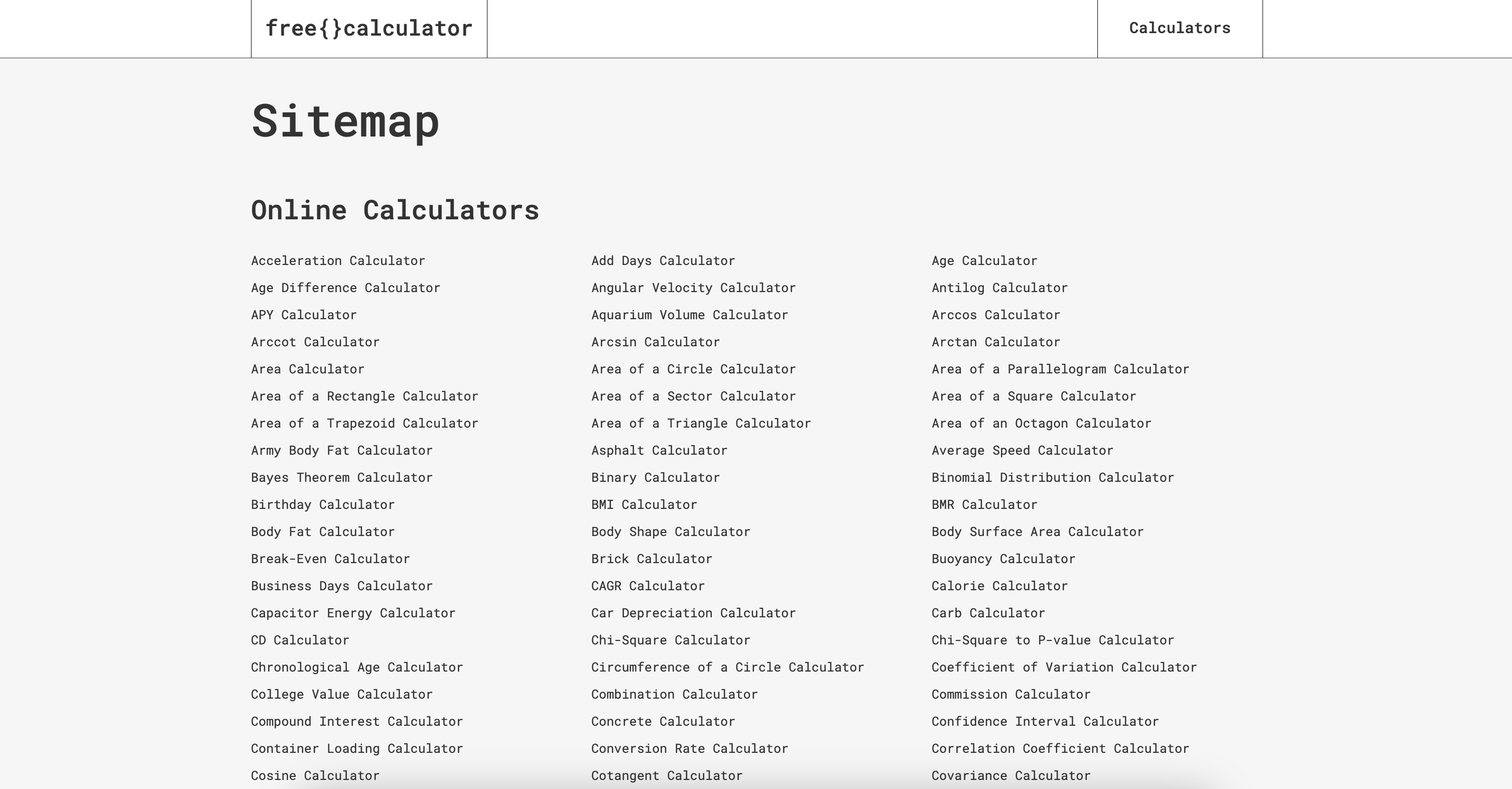 FreeCalculator.net - Бесплатные онлайн -калькуляторы, простые и простые в использовании медиа 3
