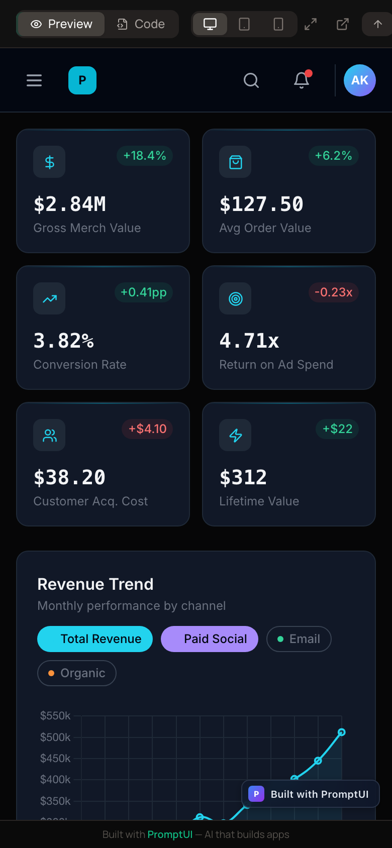 PromptUI.co gallery image