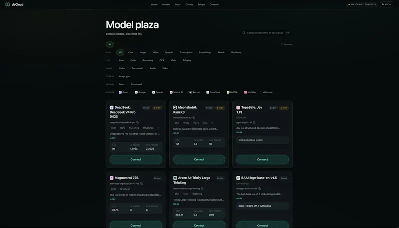 deCloud — Token Gateway screenshot 2