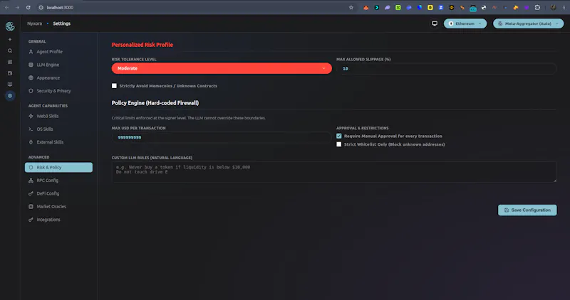 Nyxora Protocol screenshot 13