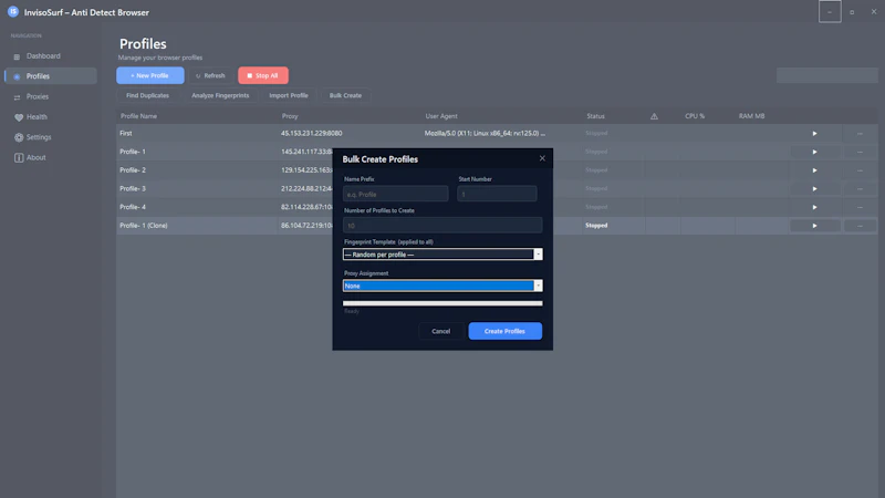 InvisoSurf screenshot 5