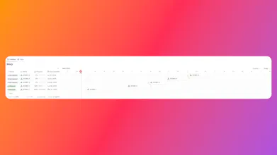 Product Roadmap Template for Notion gallery image