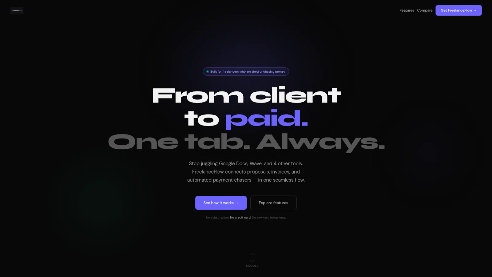 FreelanceFlow — From Client to Paid screenshot 2