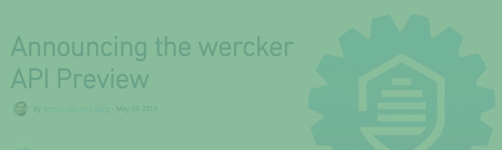 Wercker gallery image