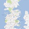 Westeros Map in Google Maps Style