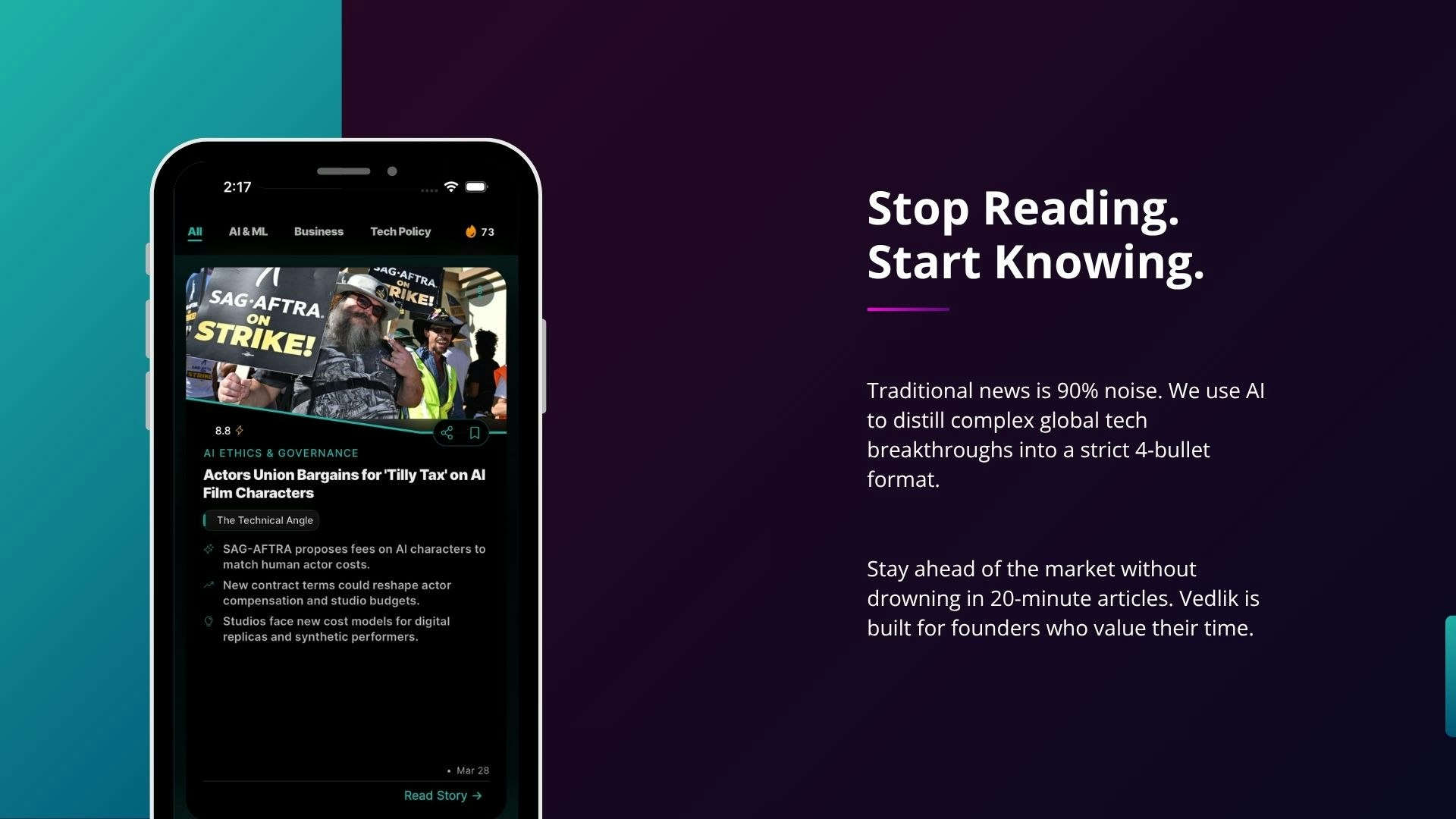 Vedlik - AI, Tech & Startup Intelligence gallery image