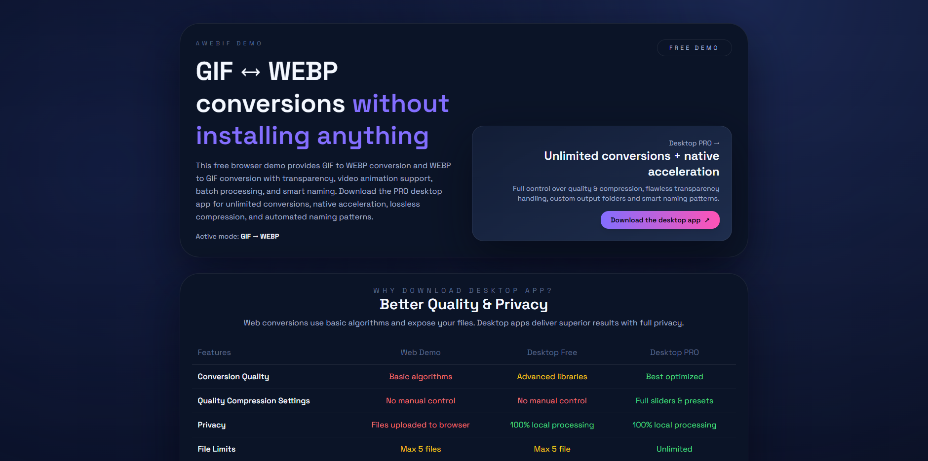 WebPeek gallery image