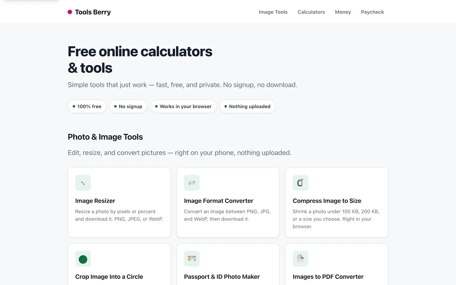 Tools Berry screenshot 3