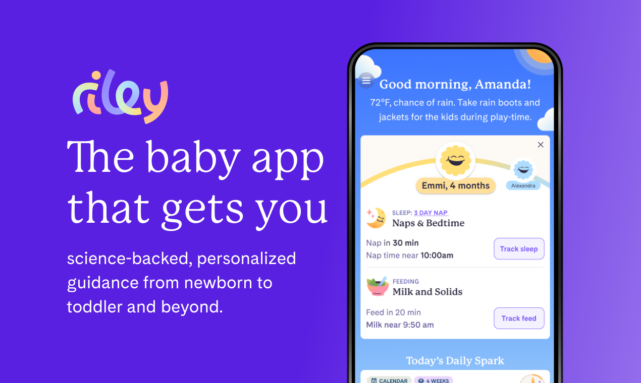 startuptile Riley-Your smart parenting companion: newborn to toddler & beyond