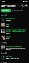 Spotify Release List gallery image