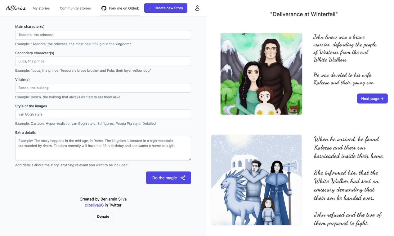เครื่องกำเนิดเรื่องราว AI โอเพนซอร์ส media 1