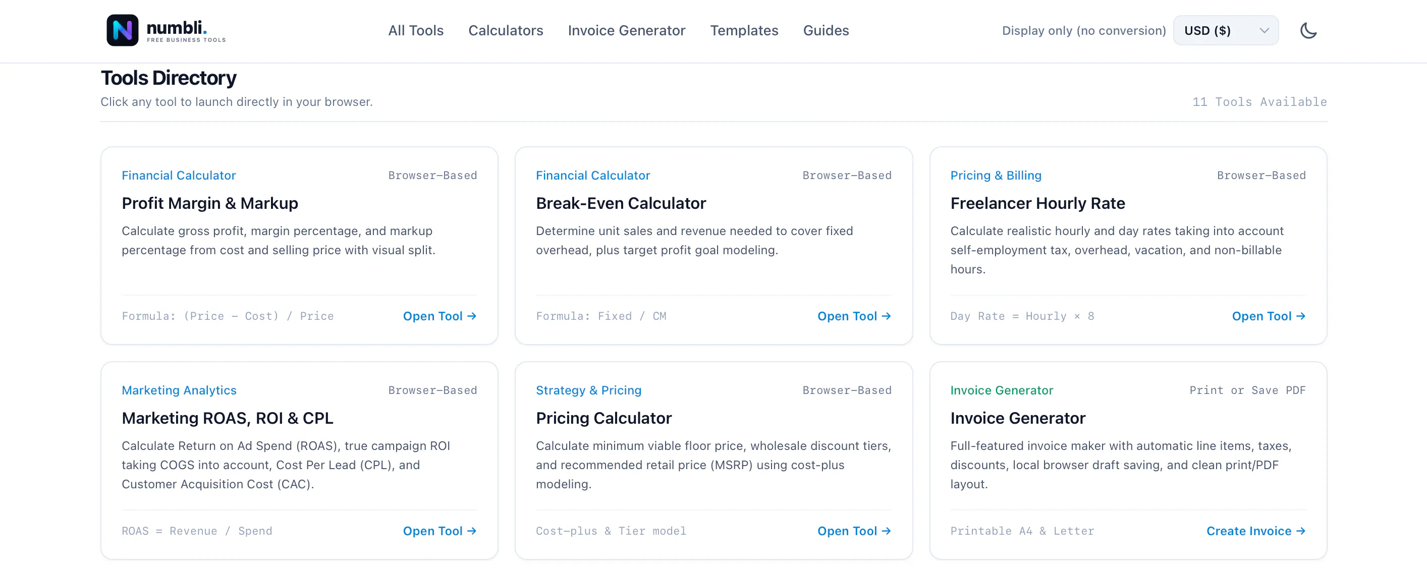 Numbli — Free Business Tools gallery image