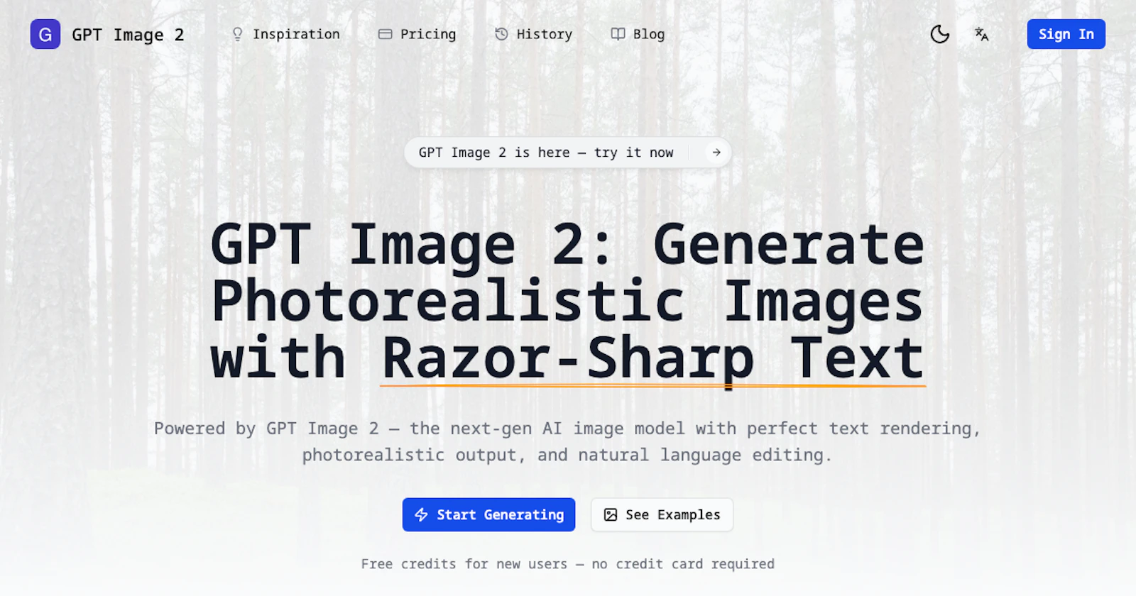 GPT Image 2 AI Image Generator screenshot 1