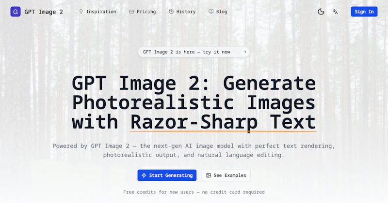 GPT Image 2 AI Image Generator screenshot 1
