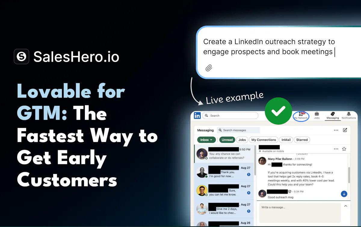 SalesHero.io - Lovable for GTM