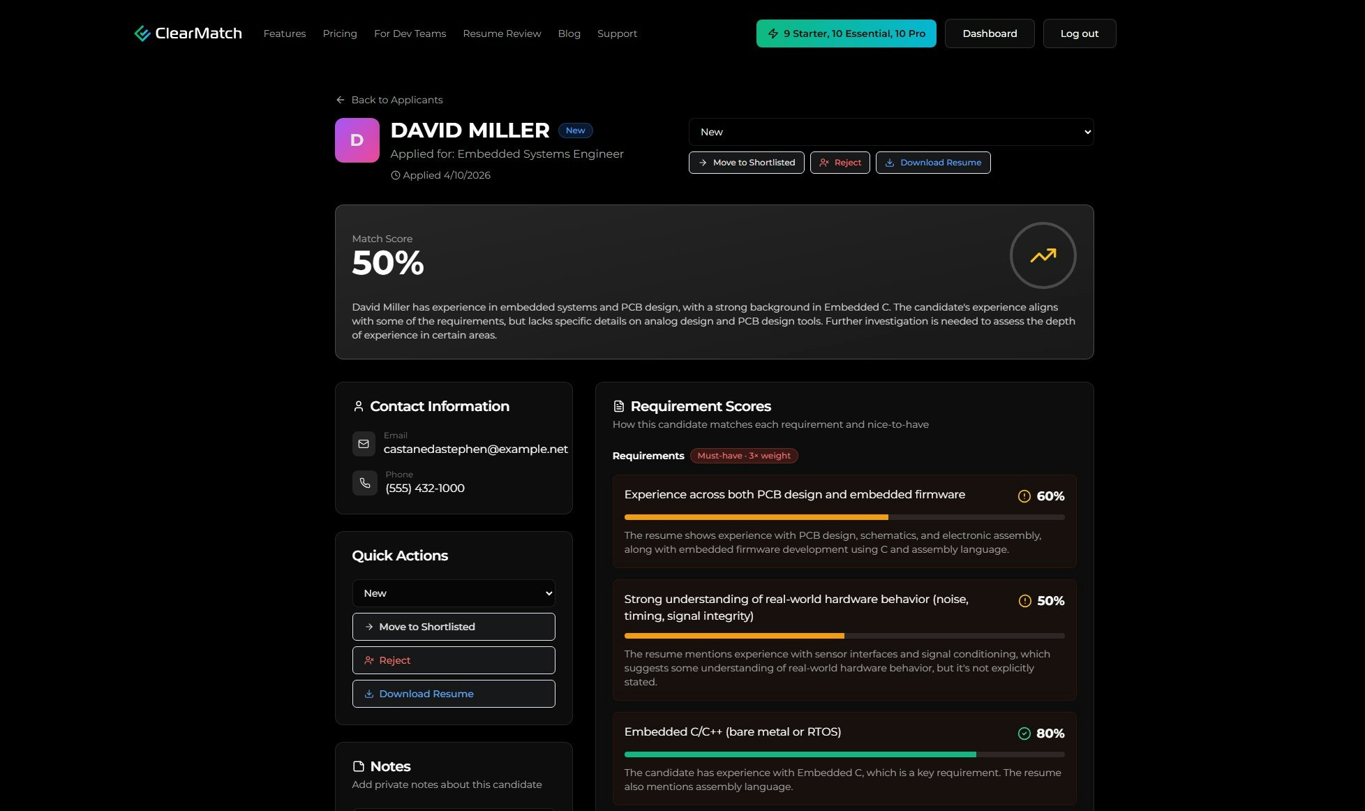 ClearMatch ATS gallery image