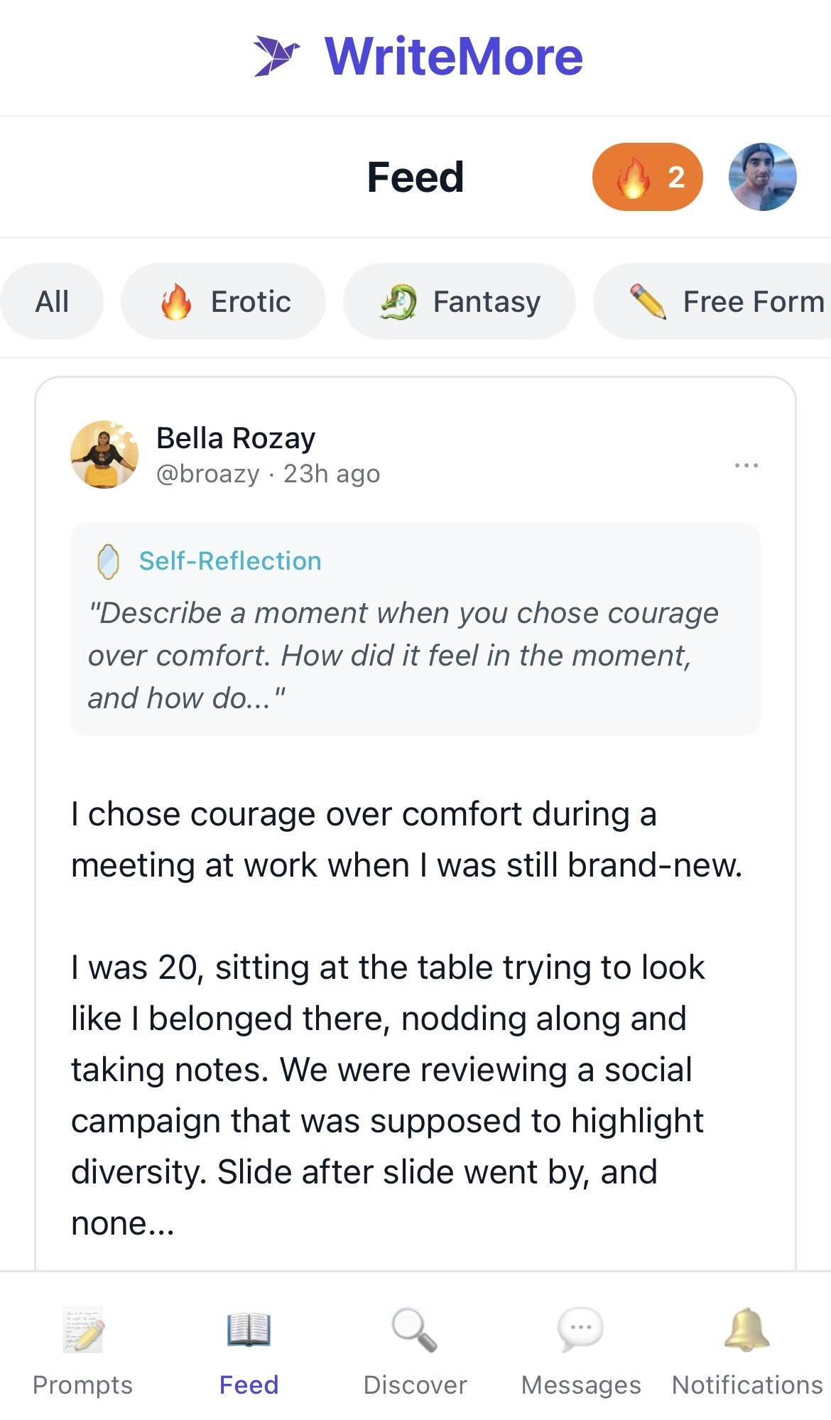 WriteMore - Screenshot 2 showing product features and functionality