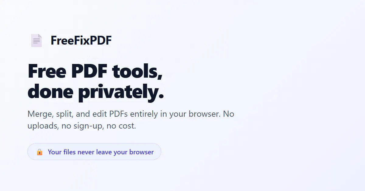 FreeFixPDF gallery image