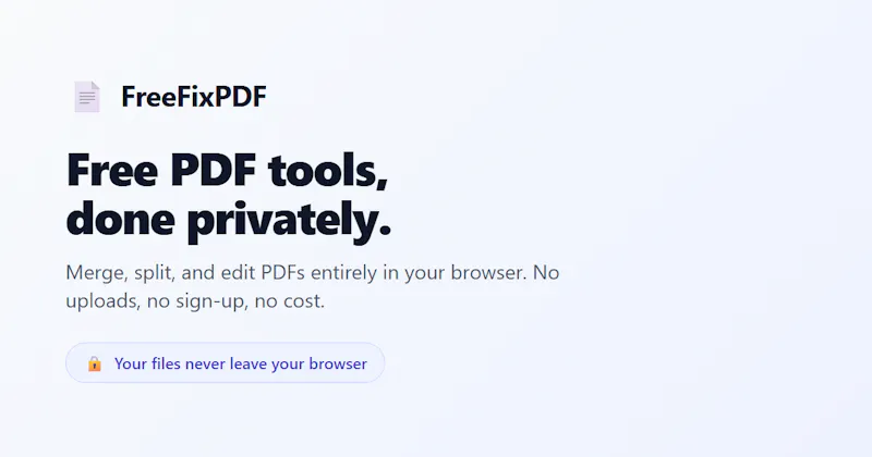 FreeFixPDF screenshot 1