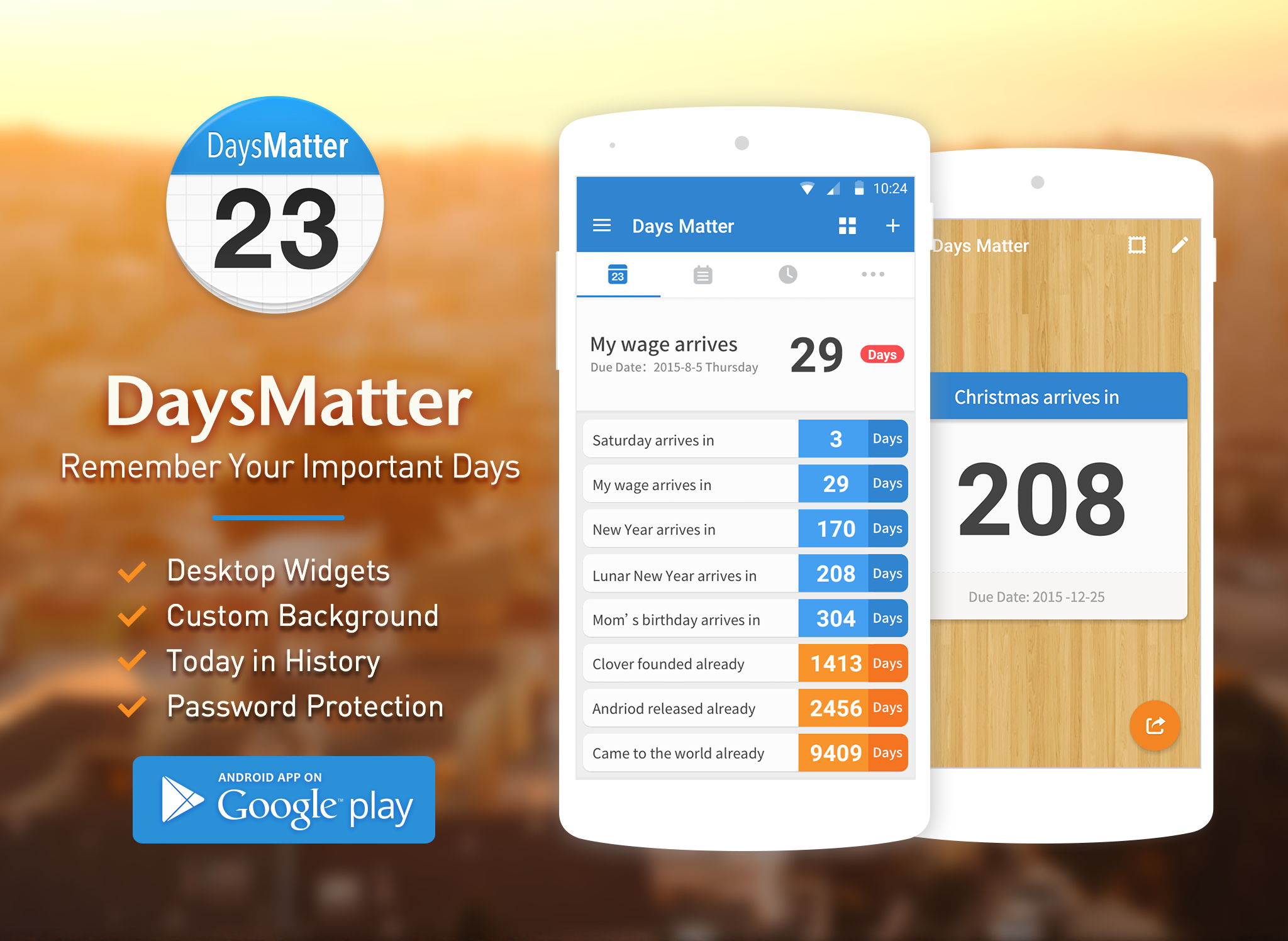 Days Matter for Android