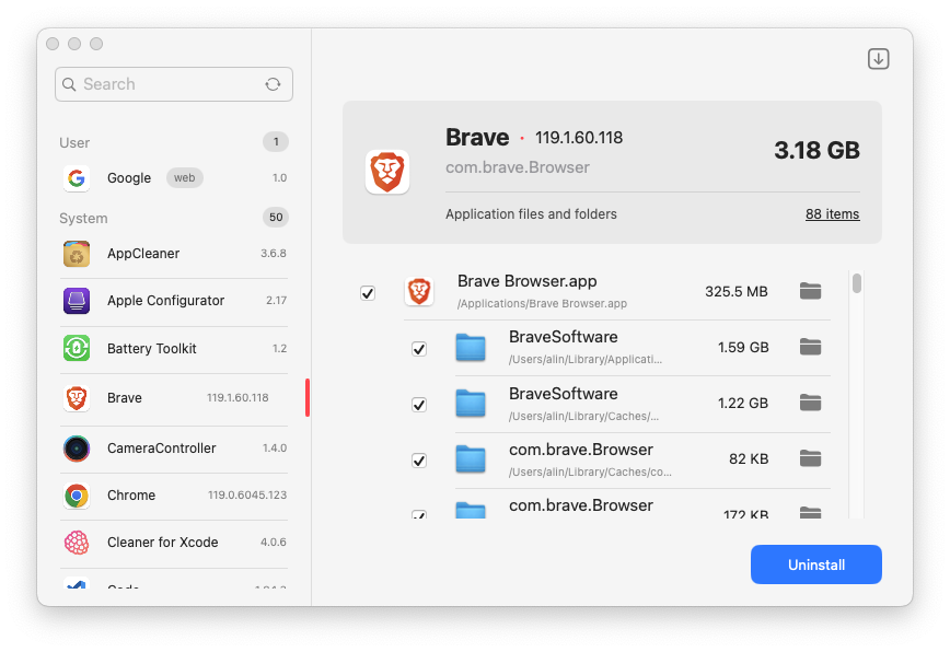 Pearcleaner - Ein Open-Source-Mac-App-Reiniger Medien 4