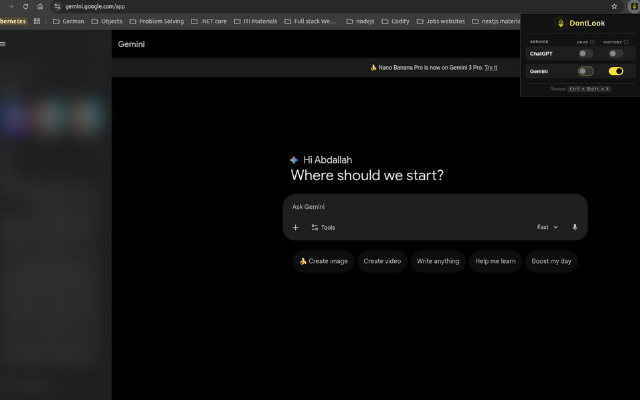 DontLook - Screenshot 3 showing product features and functionality