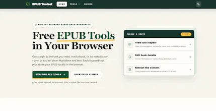 Free EPUB Tools Online gallery image