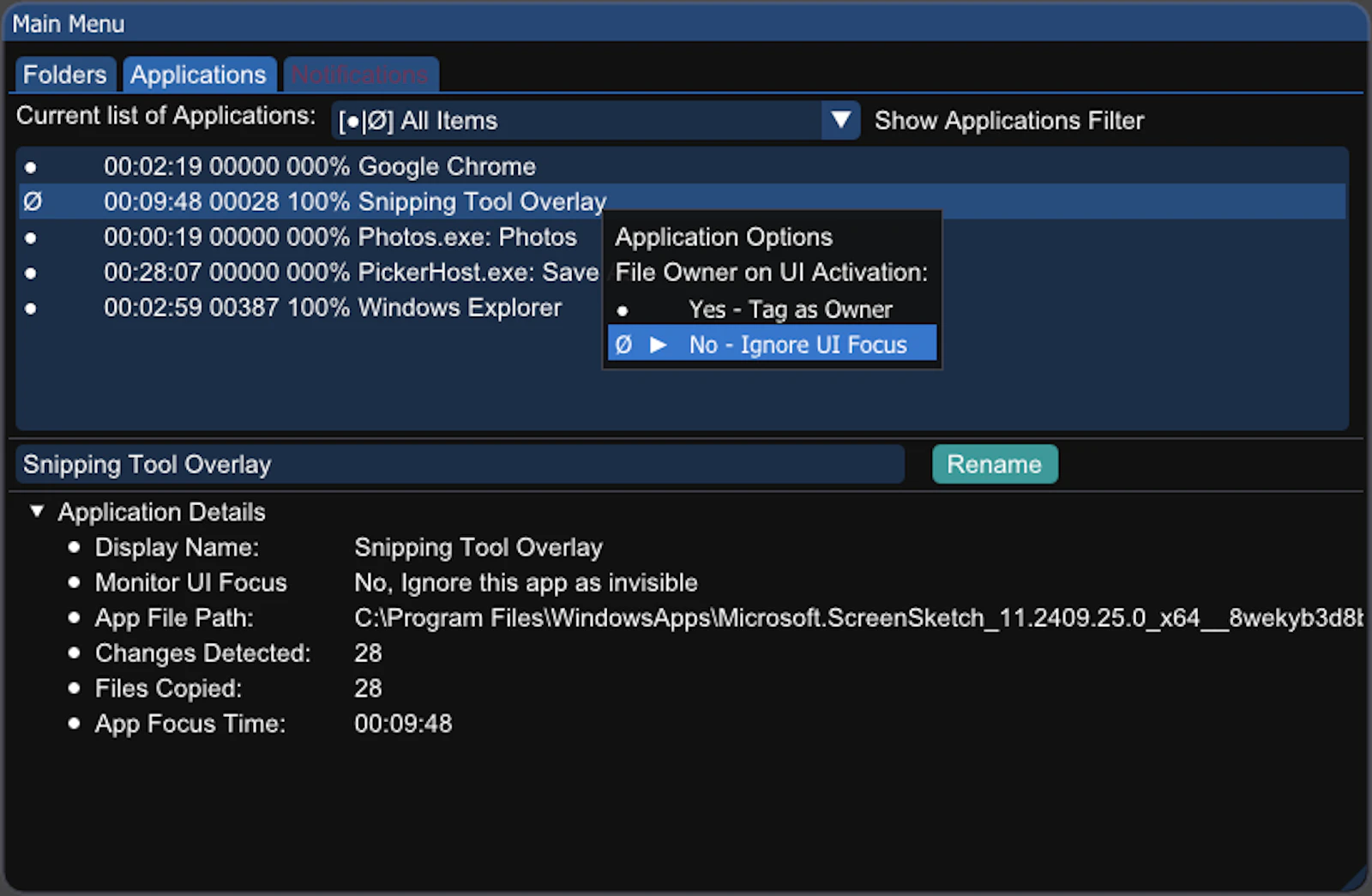 Active File Archiver takes off  screenshot 12