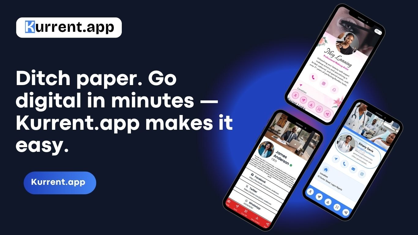 Media Kurrent.App - Cho phép người dùng tạo danh thiếp kỹ thuật số ở Châu Phi 2
